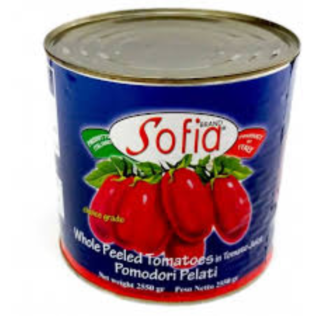 SOFIA PEELED TOMATOES 2550G